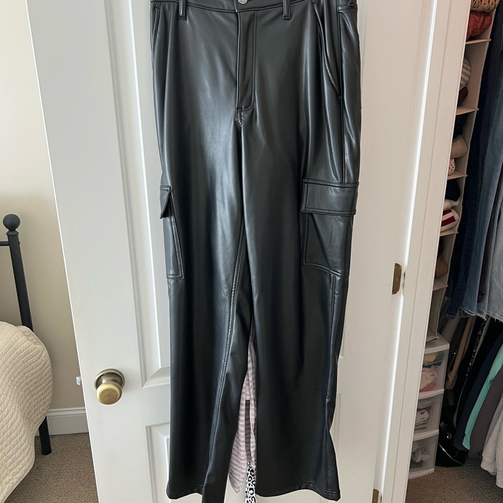 Hollister Women’s Leather Pants. Size 5L or 27L